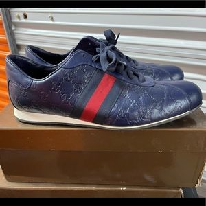 Vintage Guccimissa Gucci Sneakers - Size 12 - Blue